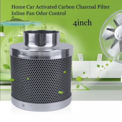 4/6/8 Inch High Flow Home Activated Carbon Charcoal Filter Inline Fan Odor Control Scrubber Grow Light For Universal Vehicle   569014943
